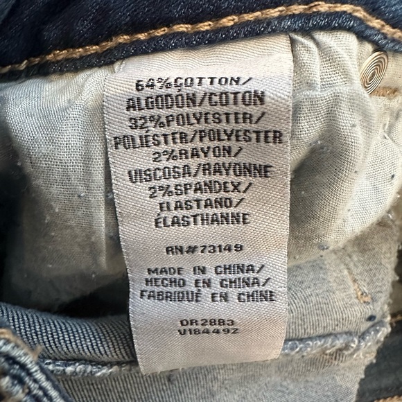 Boomboom Jeans. Ripped. Blue denim. Size 9 - Picture 4 of 4